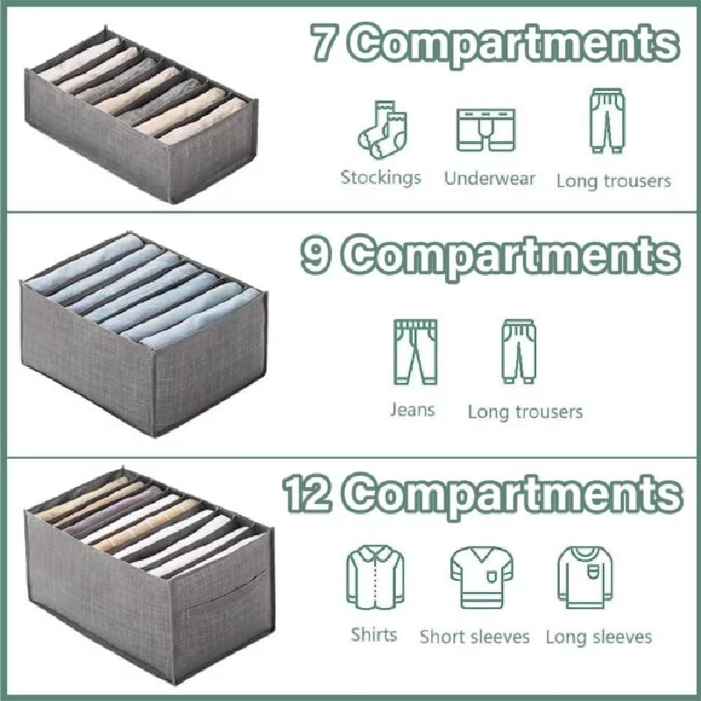 Organizador De Ropa Interior, Medias X3 Divisiones img #2