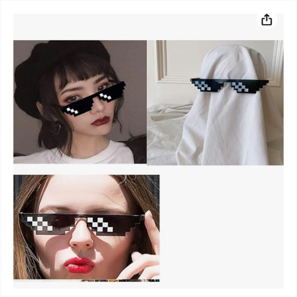 Gafas Pixeladas Thug Life Divertidas Turn Down Minecraft img #2