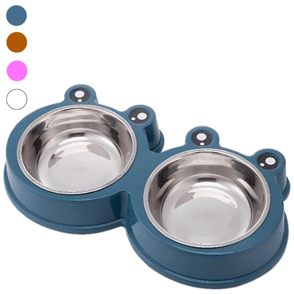 Comedero Bebedero Doble Mascotas Anti Reflujo Mascotas img #1