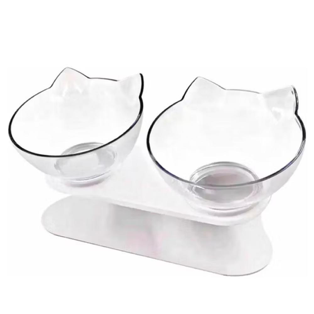 Comedero Bebedero Doble Mascotas Anti Reflujo Elevado img #2