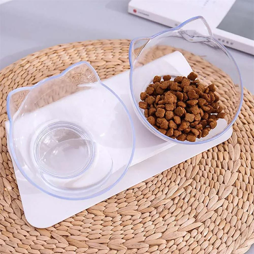 Comedero Bebedero Doble Mascotas Anti Reflujo Elevado img #5