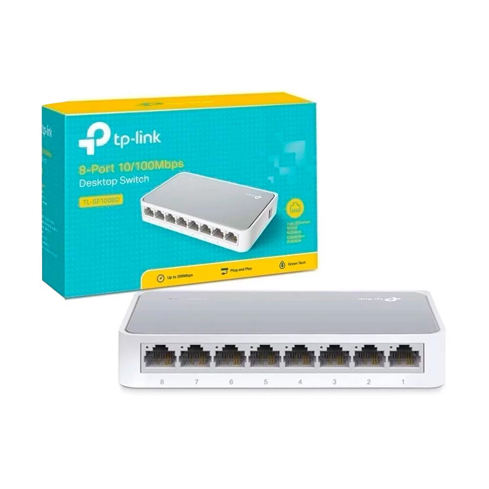 Switch Tp Link No Admin 8 Pto Tl Sf1008d img #1