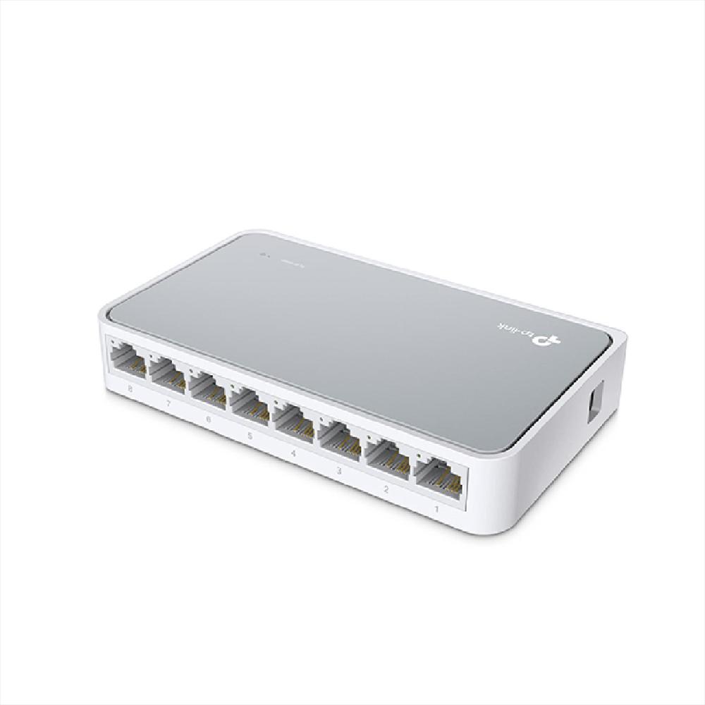 Switch Tp Link No Admin 8 Pto Tl Sf1008d img #3