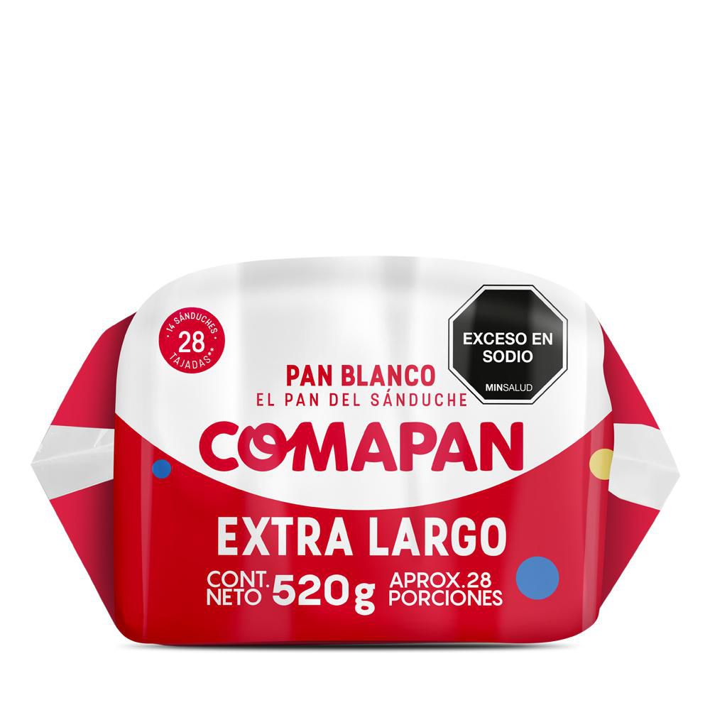 Pan COMAPAN Tajado Extralargo (520  gr) img #1