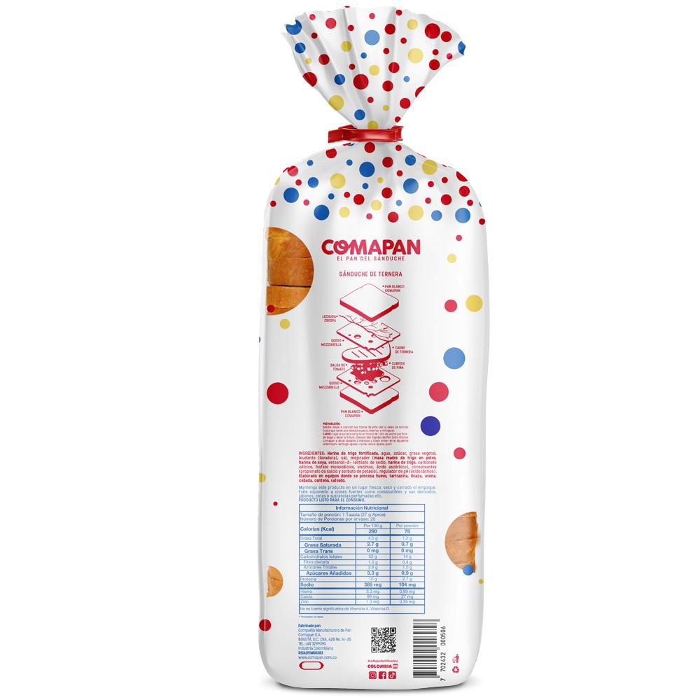 Pan COMAPAN Extra Grande (750  gr) img #3
