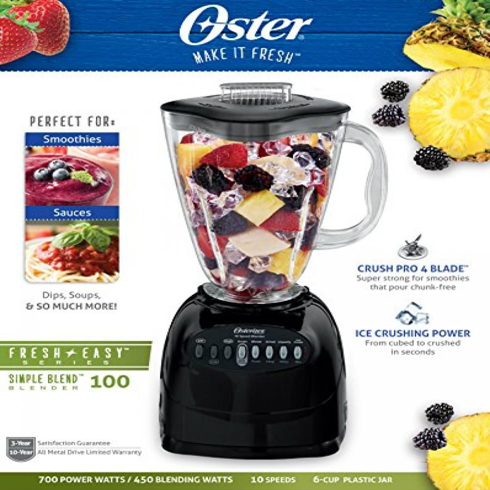 Licuadora Oster 6706 Con Base De 450W Jarra De 6 Tazas Y 10 Velocidades Color img #2