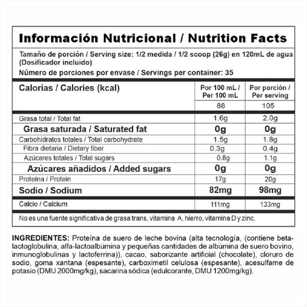 Combo Proteina Bipro Classic Chocolate 2 Lb + Creatina Crea Stack 1.3 Lb img #2