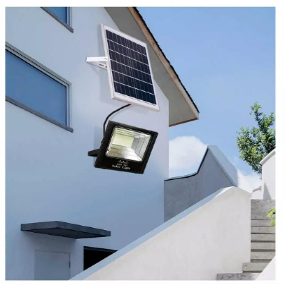 Reflector Solar 100W Panel Solar Luz Blanca Exteriores Carcasa Negro Luz Blanco Neutro img #3