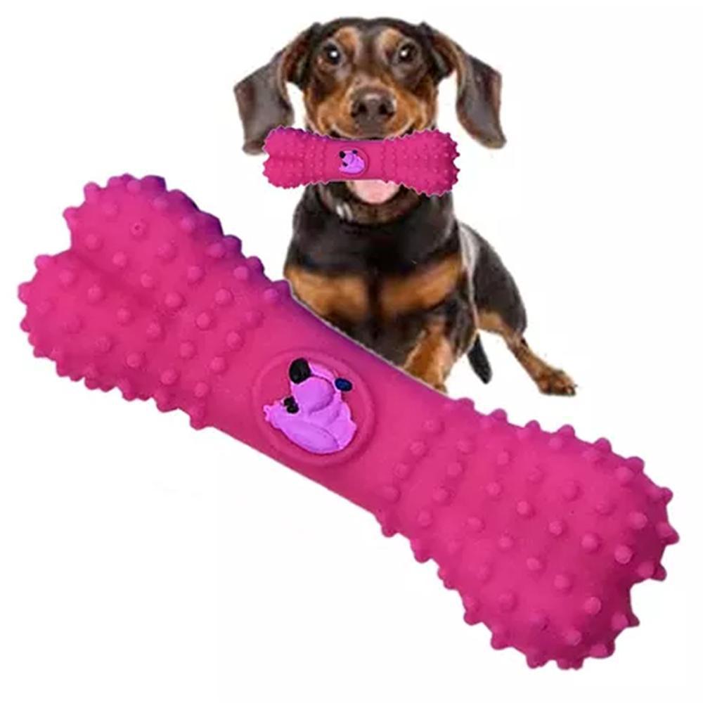 Juguete Perro Rasca Encías Interactivo Limpieza Dental Color Verde img #2