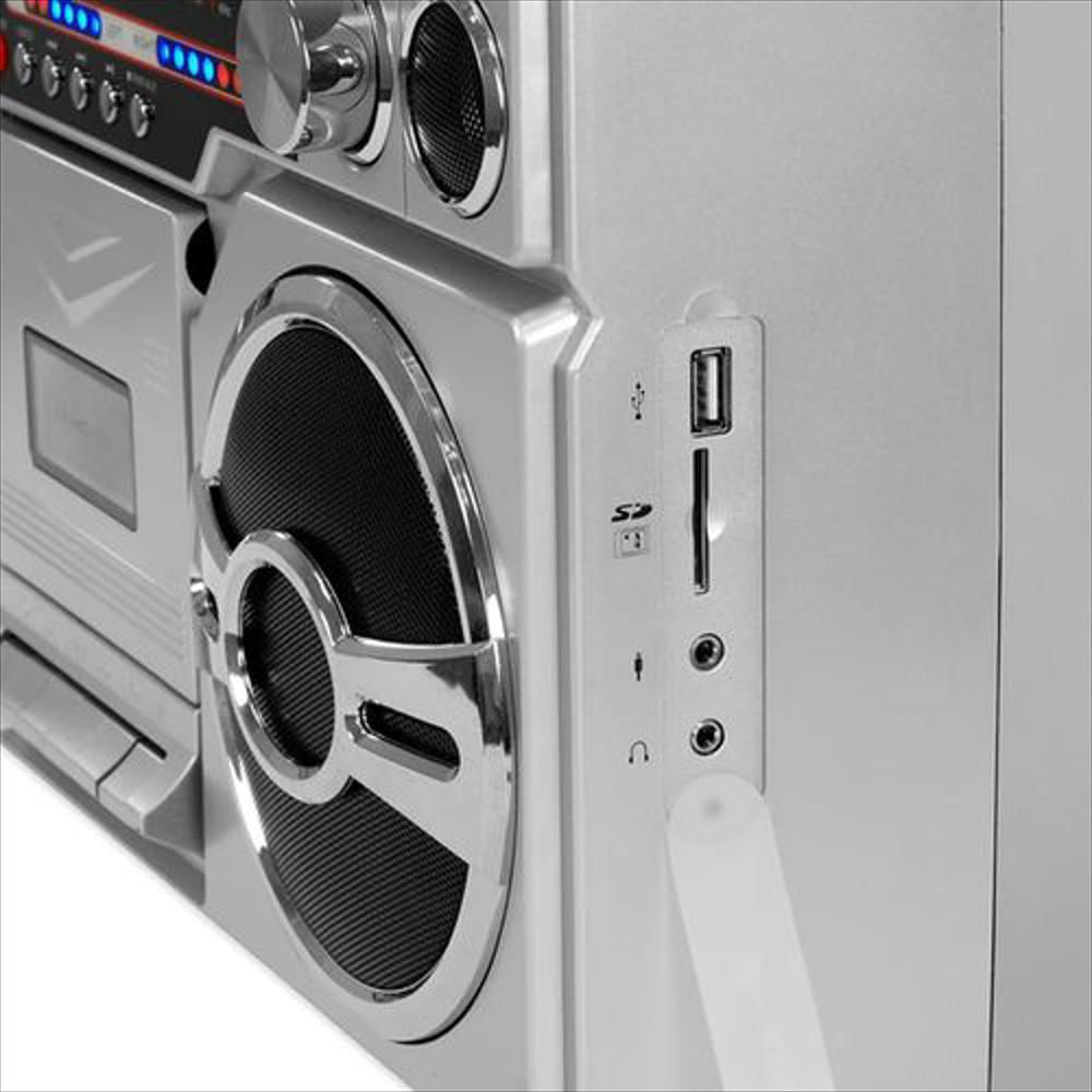 Parlante Reproductor Bluetooth Victrola Radio Vbb 10Slv Lat img #3