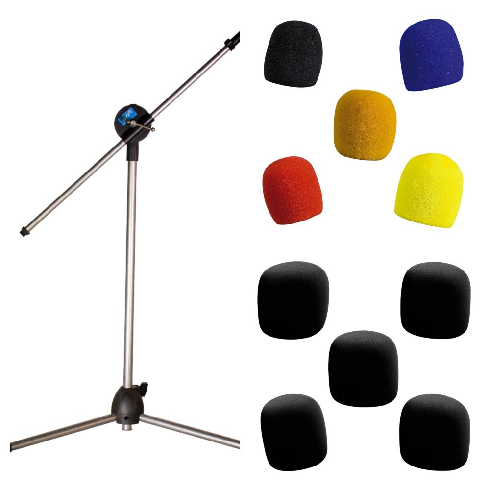 carulla.com | Kit Para Micrófonos Avc Kit71 Base Trípode Y Espumas