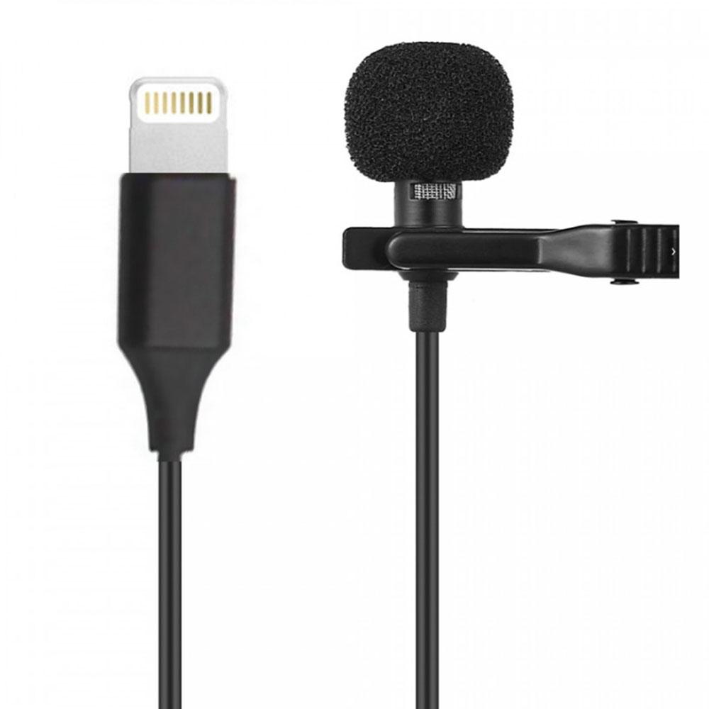 Micrófono Solapa Tipo Ios Iphone Gl 120 Externo Sonido Negro Clip img #2