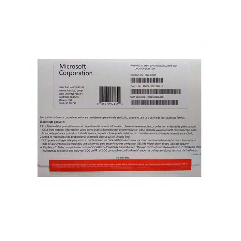 Windows 11 Pro Oem I Caja No Dvd img #1