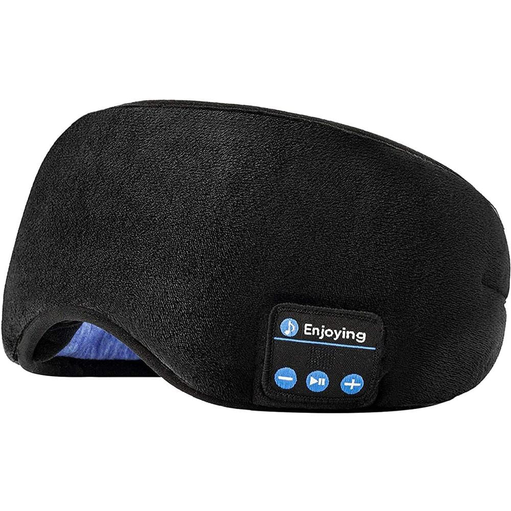 Antifaz Ajustable Para Dormir Cubre Ojos Bluetooth Musica img #2
