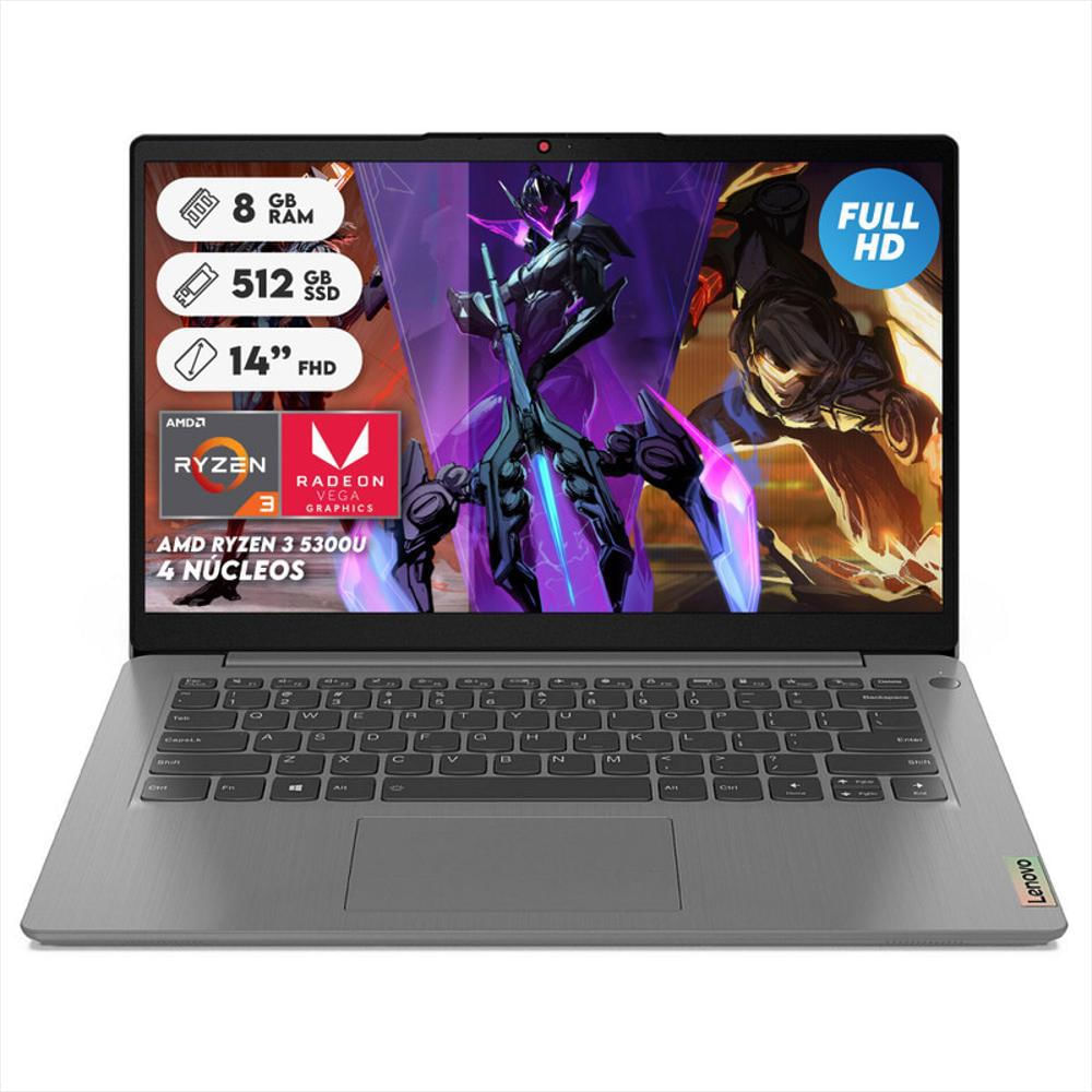 Portatil Lenovo Ryzen 3 5300U Ram 8Gb Ssd 512Gb img #1
