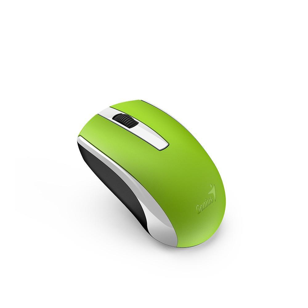 Mouse Genius Verde Inalambrico Recargable + Audifono Mh 8100 img #5