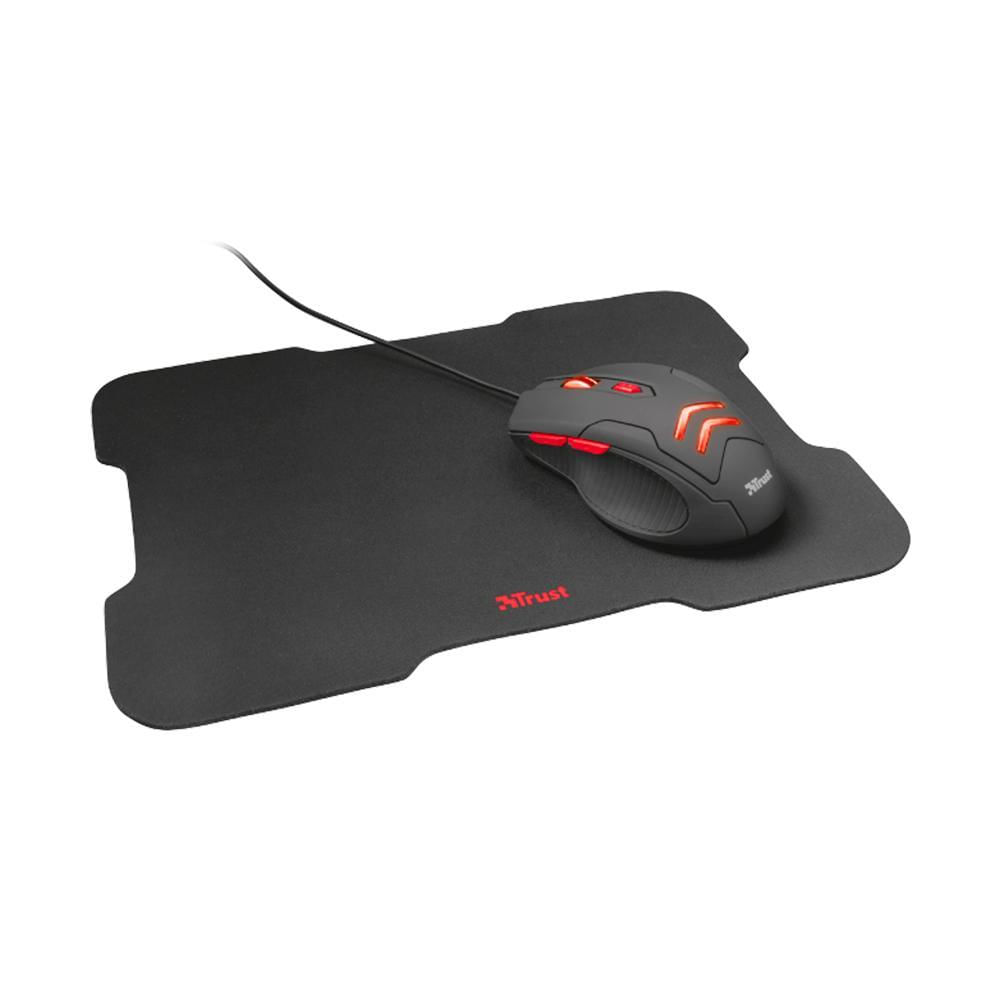 Combo Gamer Mouse Pad Mouse Trust Ziva img #1