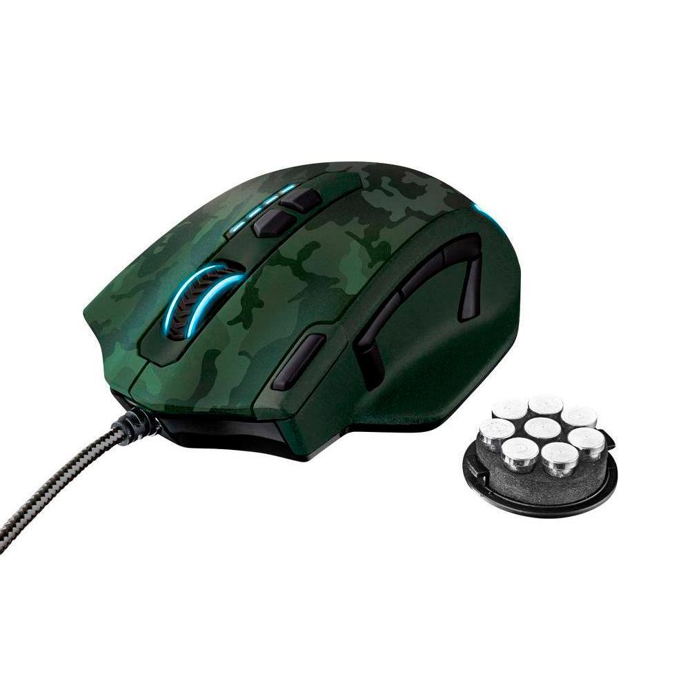 Mouse Gamer Trust Gxt 155C Alambrico Usb Verde Camuflado img #3