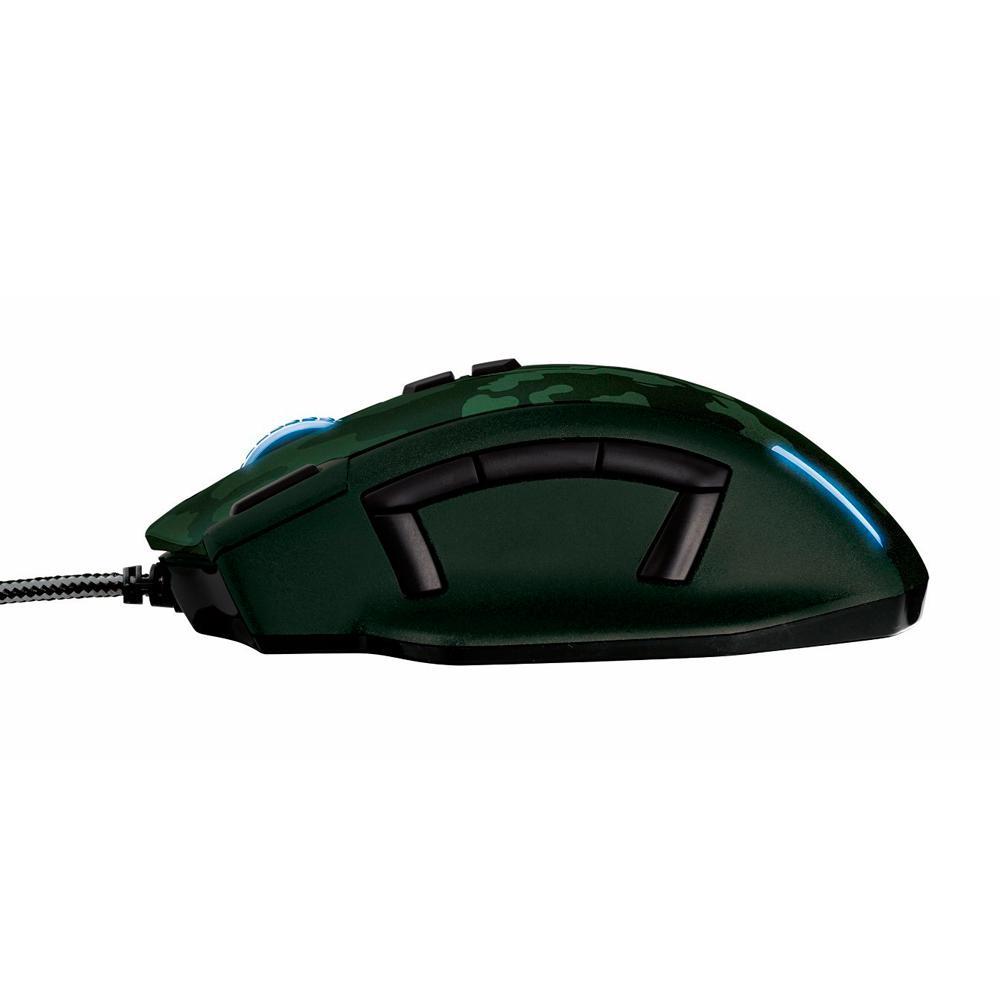 Mouse Gamer Trust Gxt 155C Alambrico Usb Verde Camuflado img #4