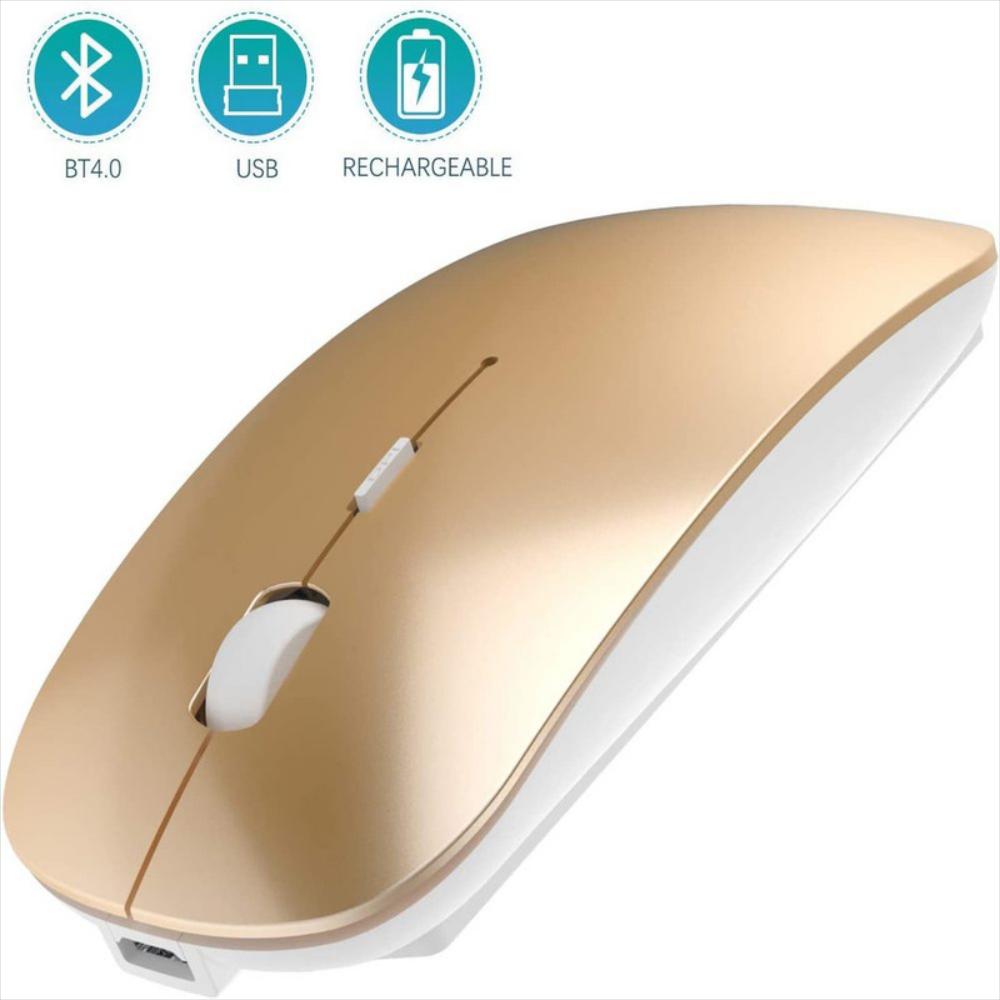 Mouse Inalámbrico Recargable Bluetooth 4.0 Y 2.4G img #1