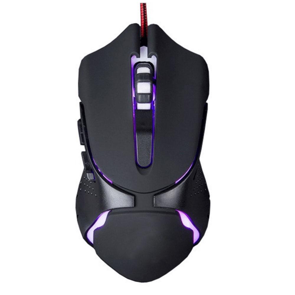 Mouse Gamer 6 Botones Usb Iluminado Weibo M39 Cable img #1