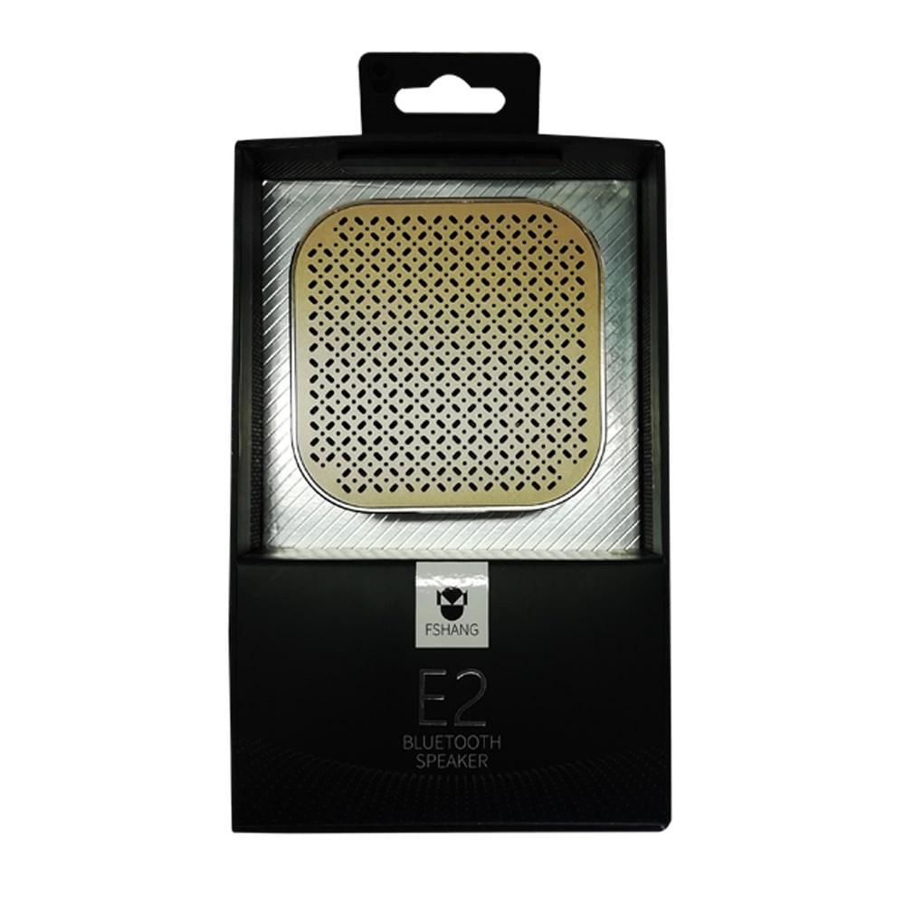 Parlante Portable Bluetooth Fshang E2 Mini Dorado img #1
