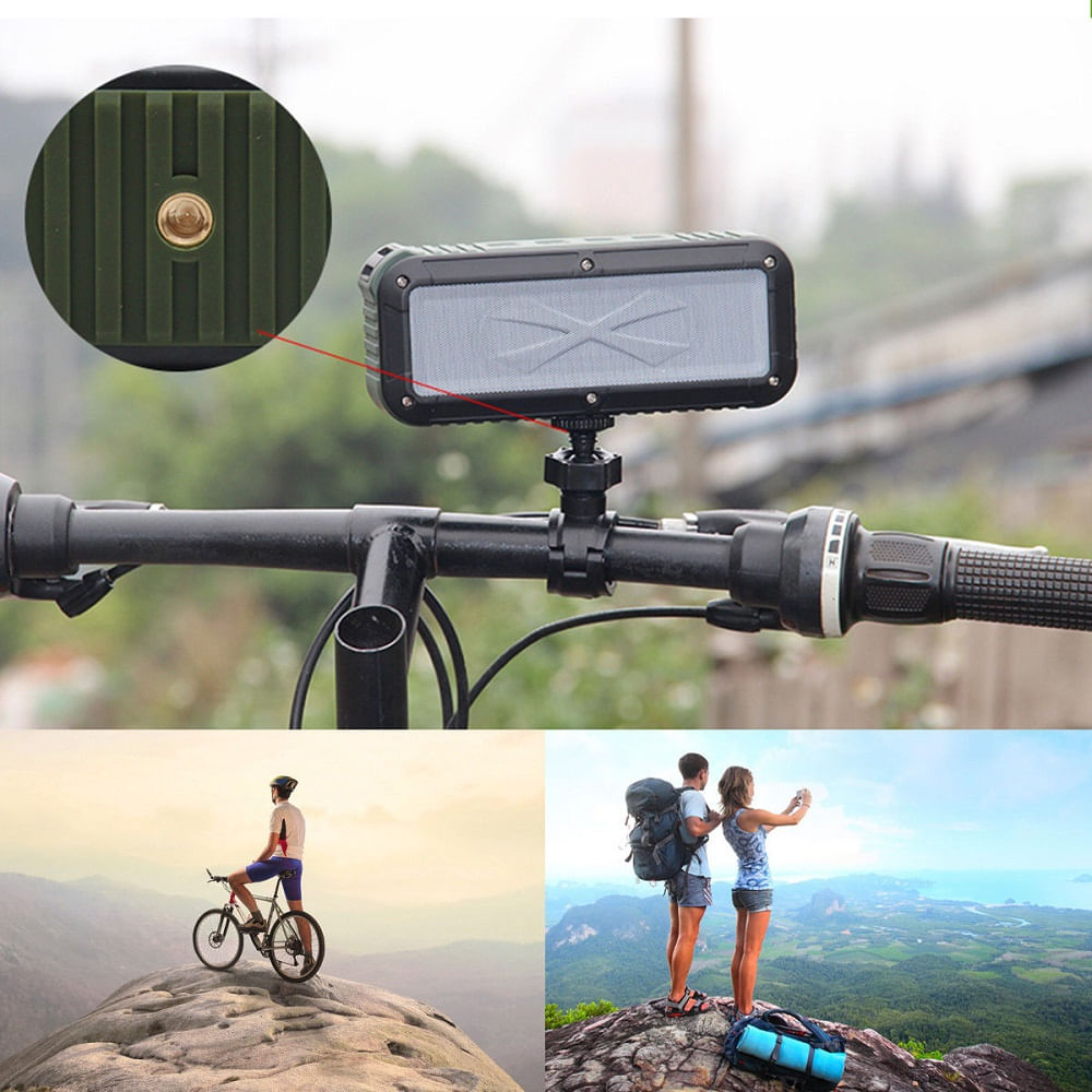 Parlante Bluetooth Bicicleta Mtb Shockproof Ipx6 Azul img #2