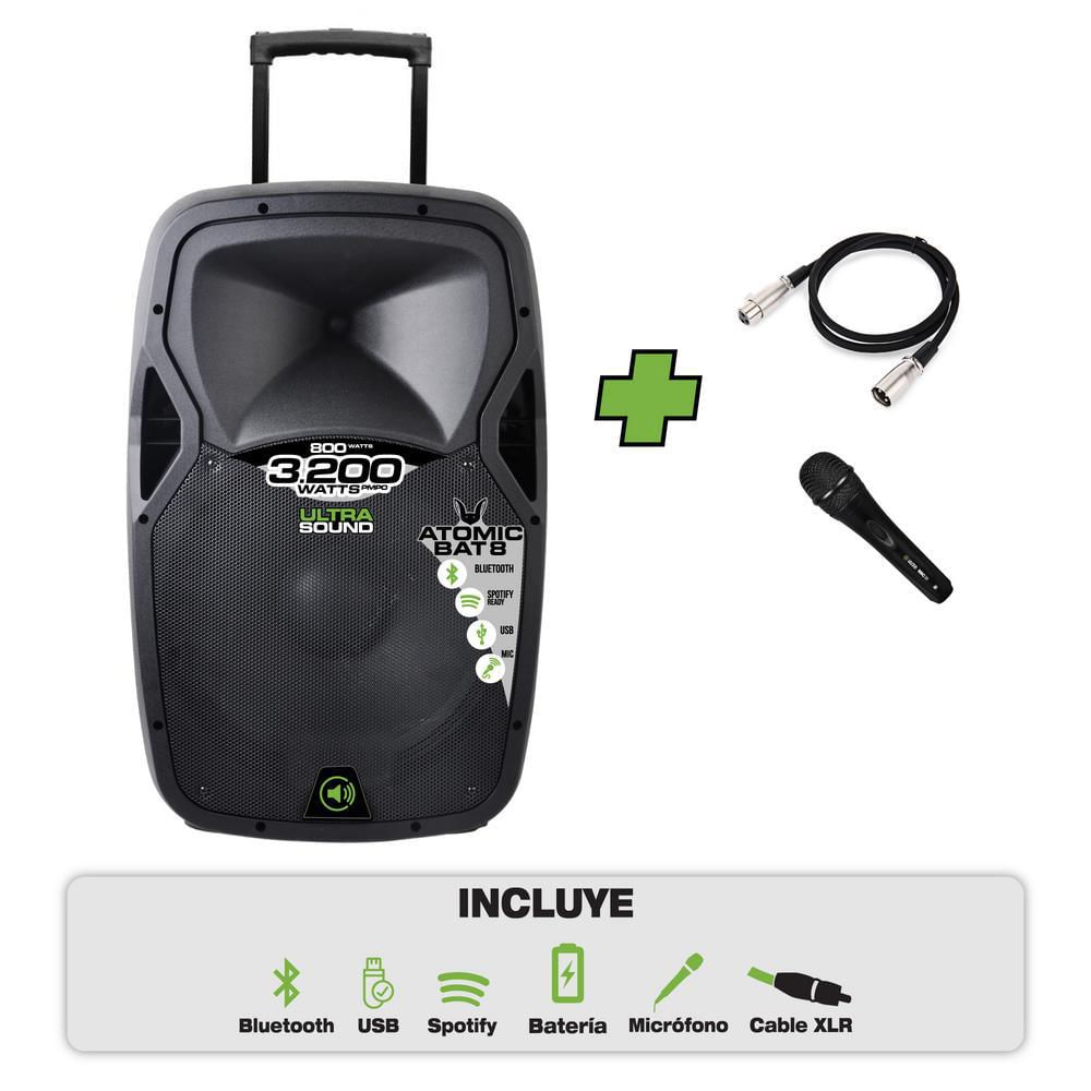 Cabina Recargable Atomic Bat 8 90W Ultra Sound img #1