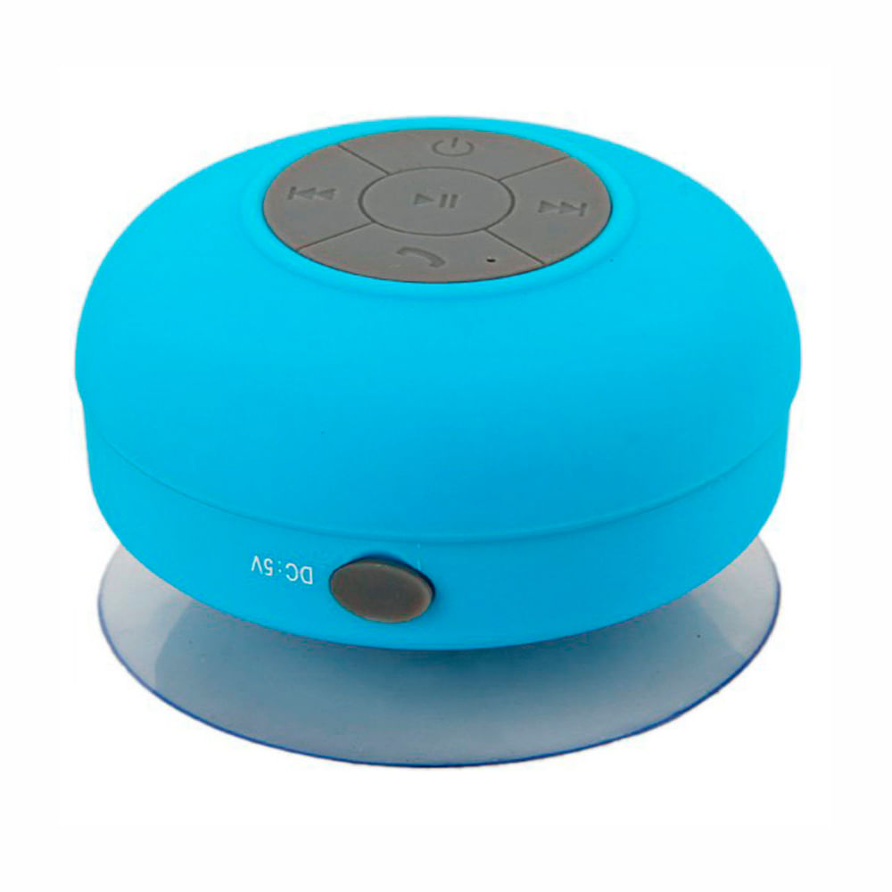 Parlante Bluetooth Impermeable Para Ducha Azul img #6