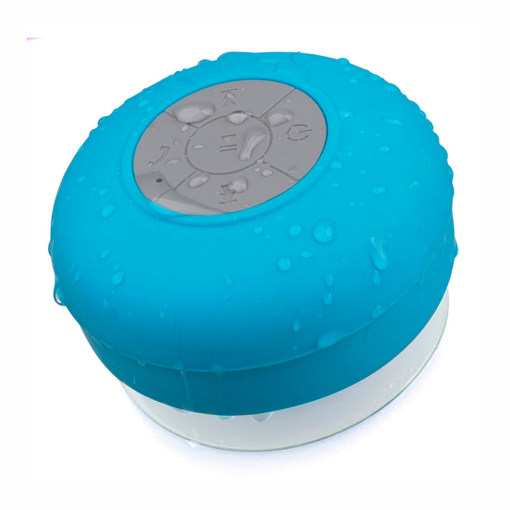 Parlante Bluetooth Impermeable Para Ducha Azul img #8
