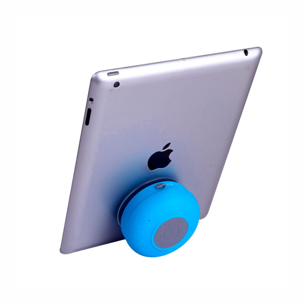 Parlante Bluetooth Impermeable Para Ducha Azul img #11