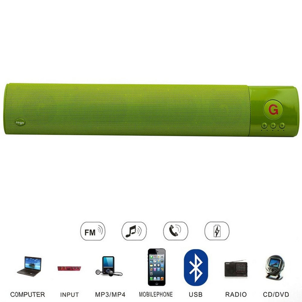 Barra Sonido Bluetooth Recargable Verde img #2