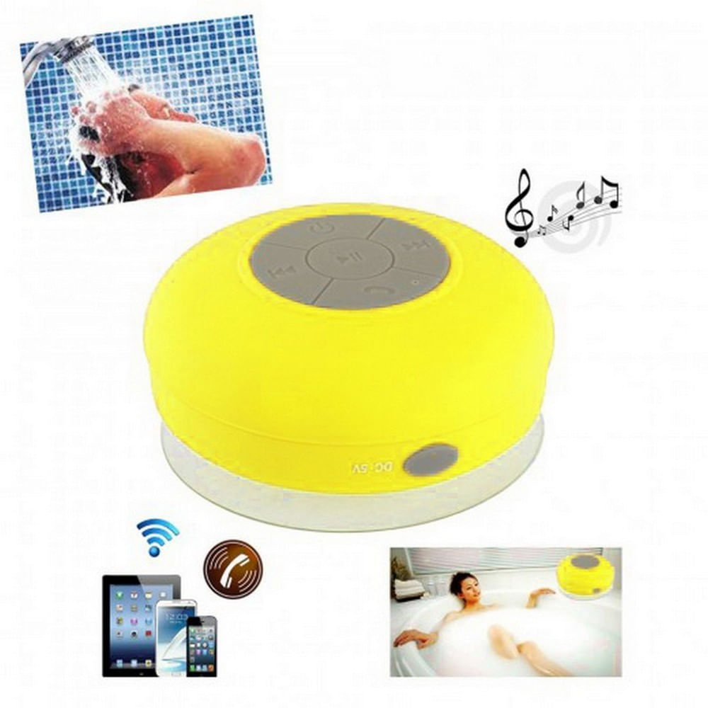 Parlante Portatil Bluetooth Resistente Al Agua Amarillo img #2