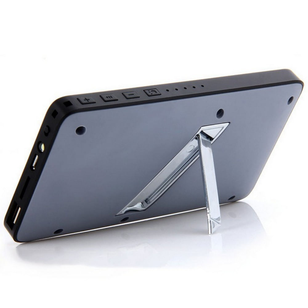 Parlante Bluetooth Power Bank 3000Mah Radio Fm Negro img #4