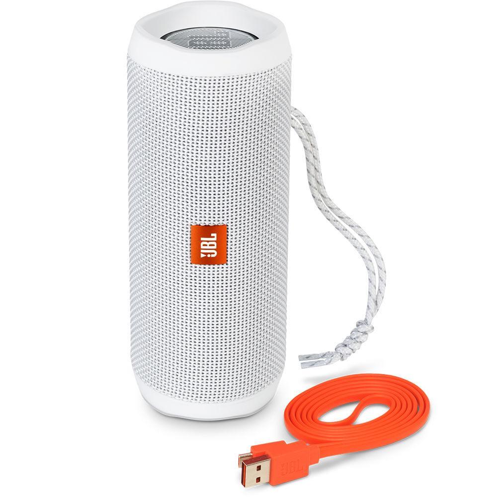 Parlante Portatil Jbl Flip 4 Bluetooth Sumergible Blanco img #3