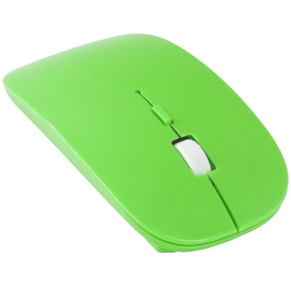 Mouse Inalámbrico Usb Para Mac Windows Y Android Verde img #1