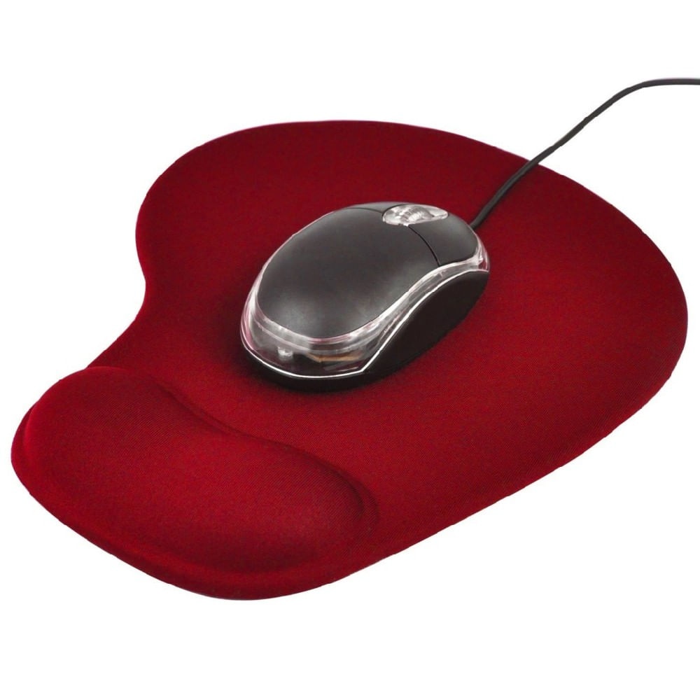 Pad Mouse Tipo Gamer En Neopreno Rojo img #1