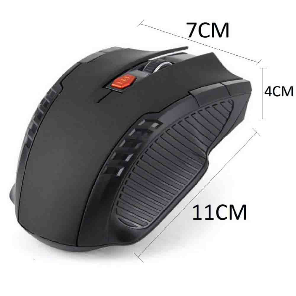 Mouse Inalambrico Gamer Usb Negro img #4