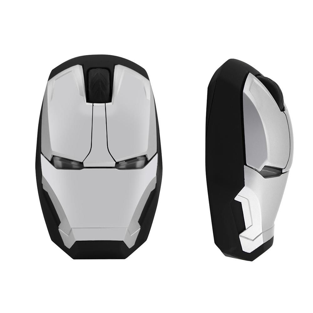 Mouse Inalambrico Iron Man Con Velocidad Ajustable Gris img #5