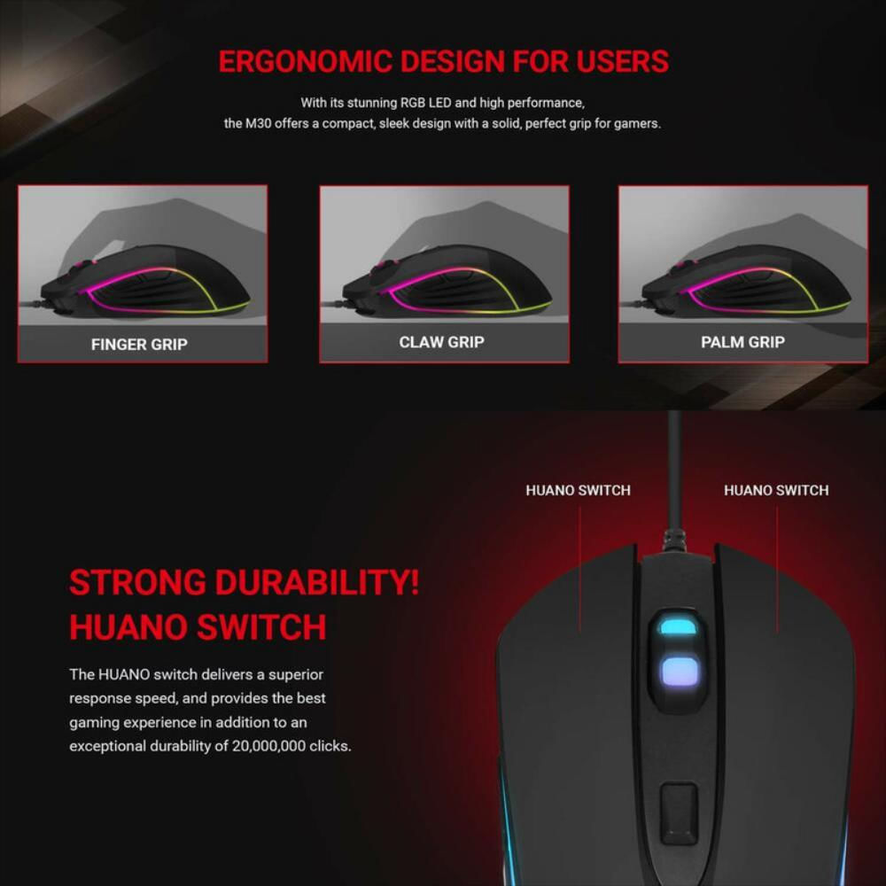 Mouse Para Juegos Con Cable Usb Para Computador img #2