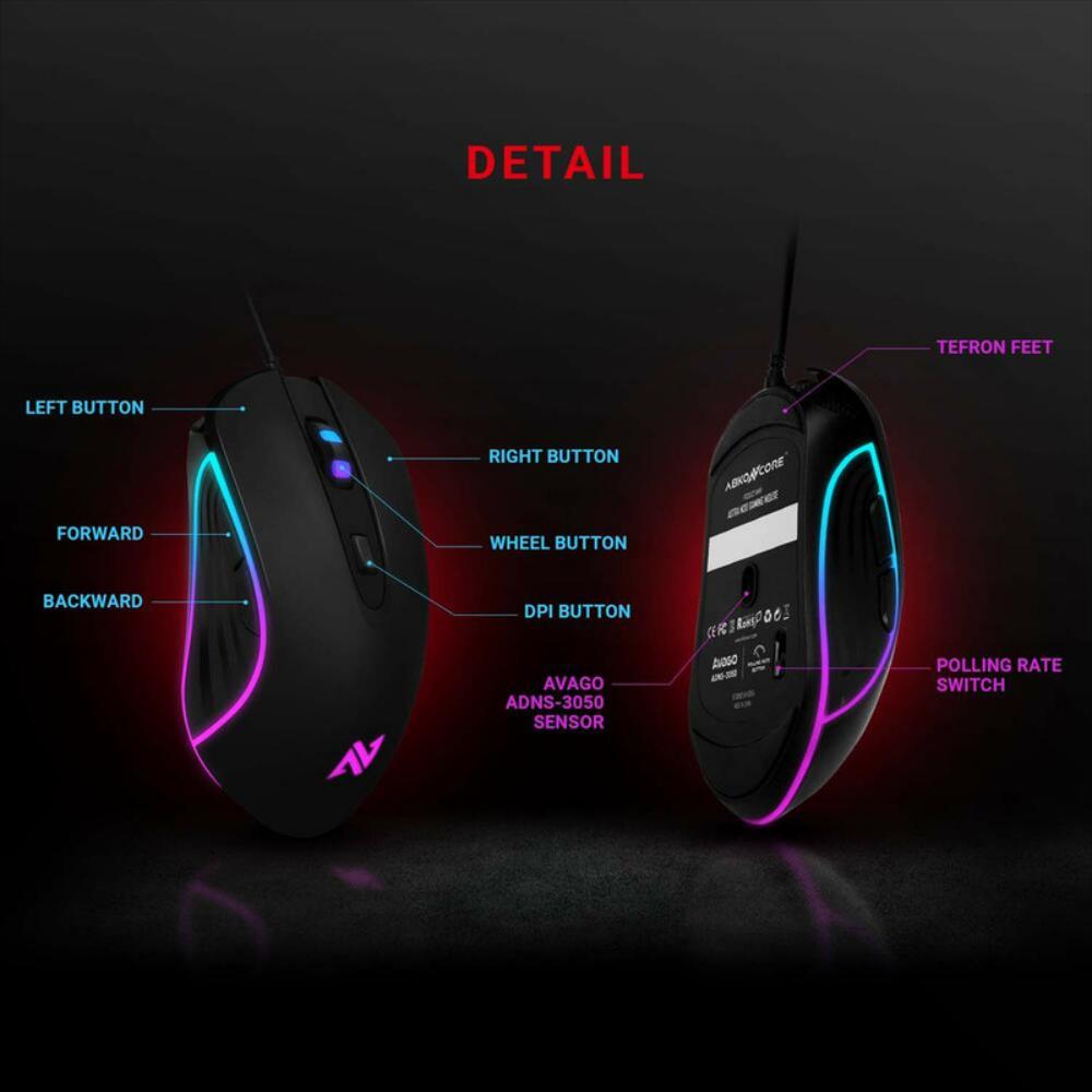 Mouse Para Juegos Con Cable Usb Para Computador img #3