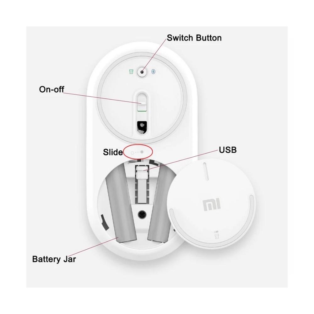 Mouse Xiaomi Inalámbrico Bluetooth Dorado img #3