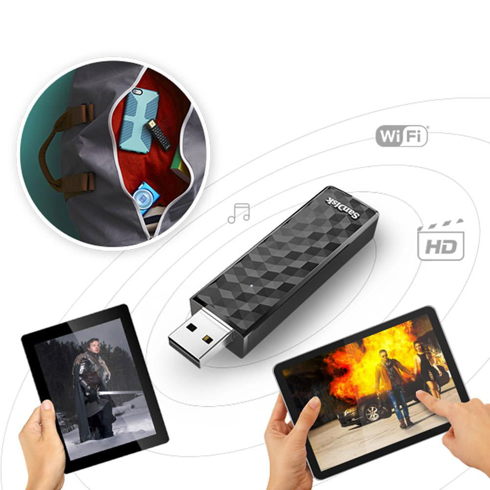 Memoria Usb Wireless Stick Sandisk 128 Gb img #2