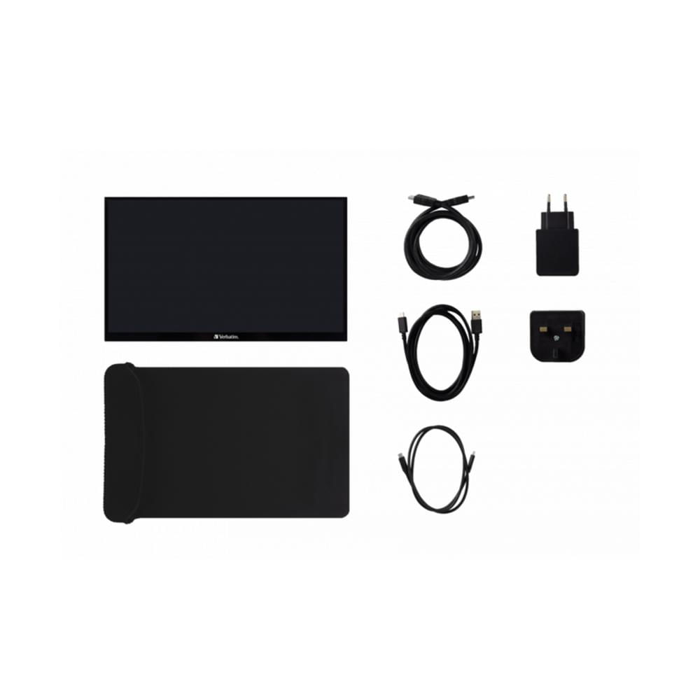 Monitor Portatil Touch Verbatim 15.6 pulgadas Ips Full Hd img #3