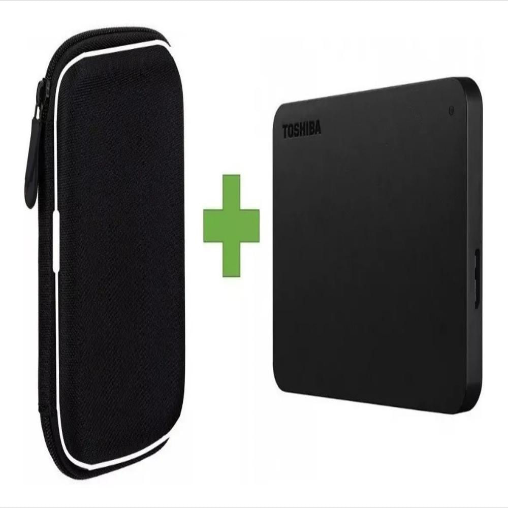 Disco Duro Externo 1Tb Toshiba Canvio Basics Usb 3.0 + Estuche img #1
