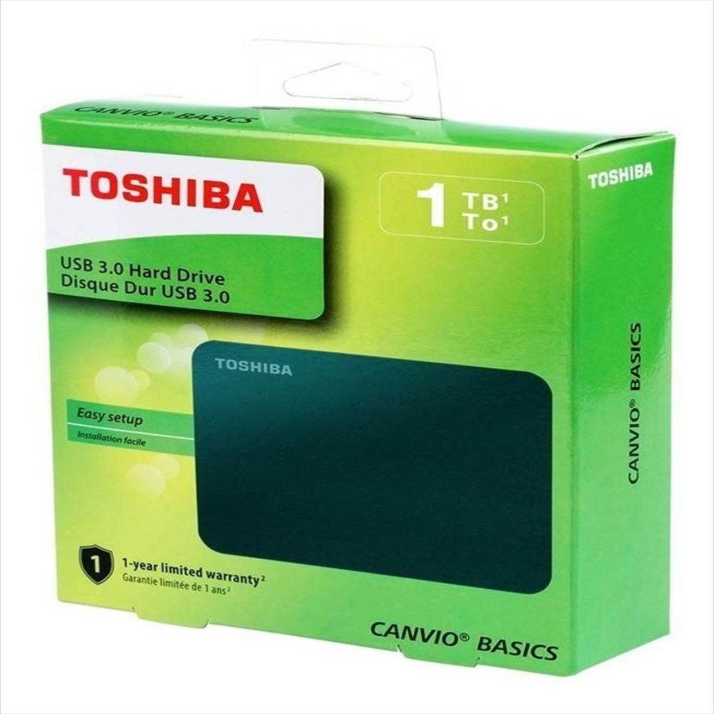 Disco Duro Externo 1Tb Toshiba Canvio Basics Usb 3.0 + Estuche img #3
