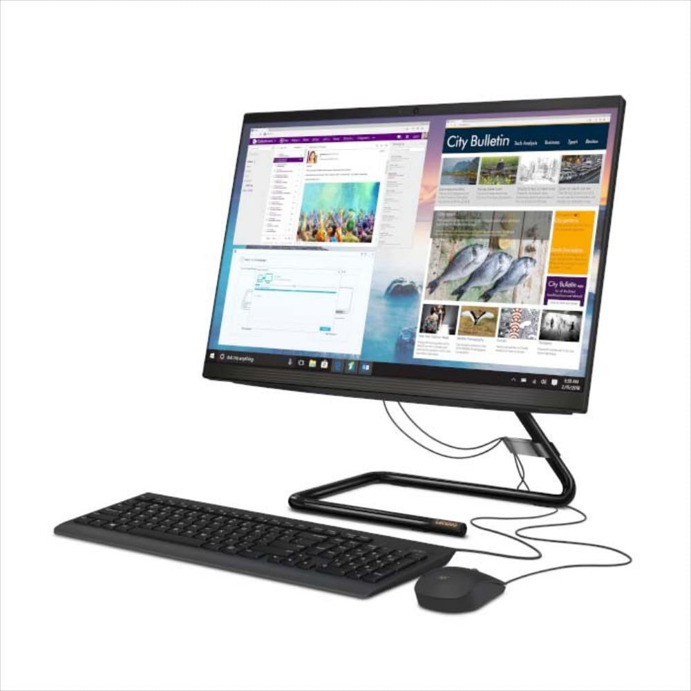 Computador All In One Aio Lenovo 21.5 Pulgadas Fhd / Ryzen 3 3250U / Ram 8Gb / Disco Hdd 1Tb + 256Gb Ssd / Win 10 Pro img #2