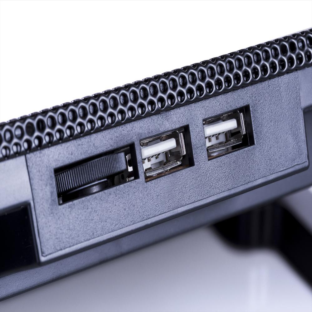 Base Profesional Para Portátil X Kim Bsdn Pro Con Doble Ventilador Y Soporte Ajustable img #2