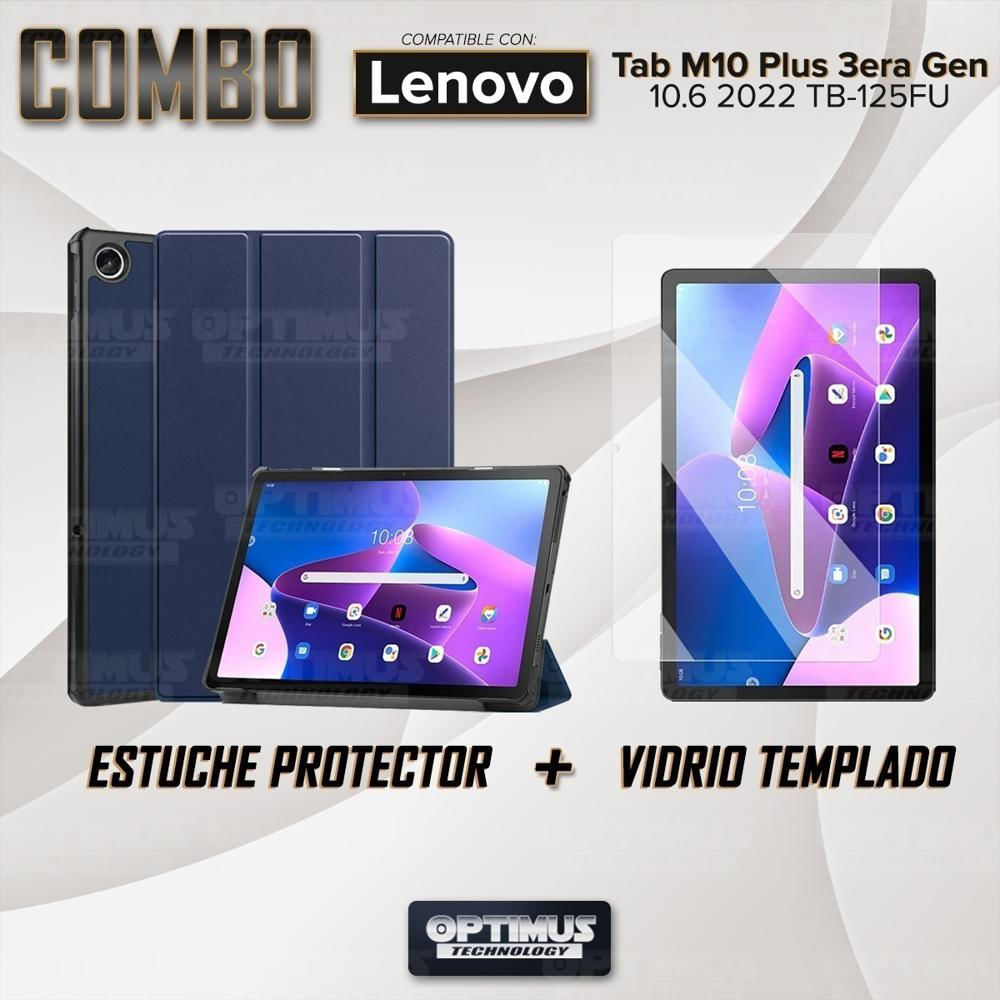 Kit Vidrio Templad Estuche Para Lenovo Tab M10 Plus 3Era Gen img #2