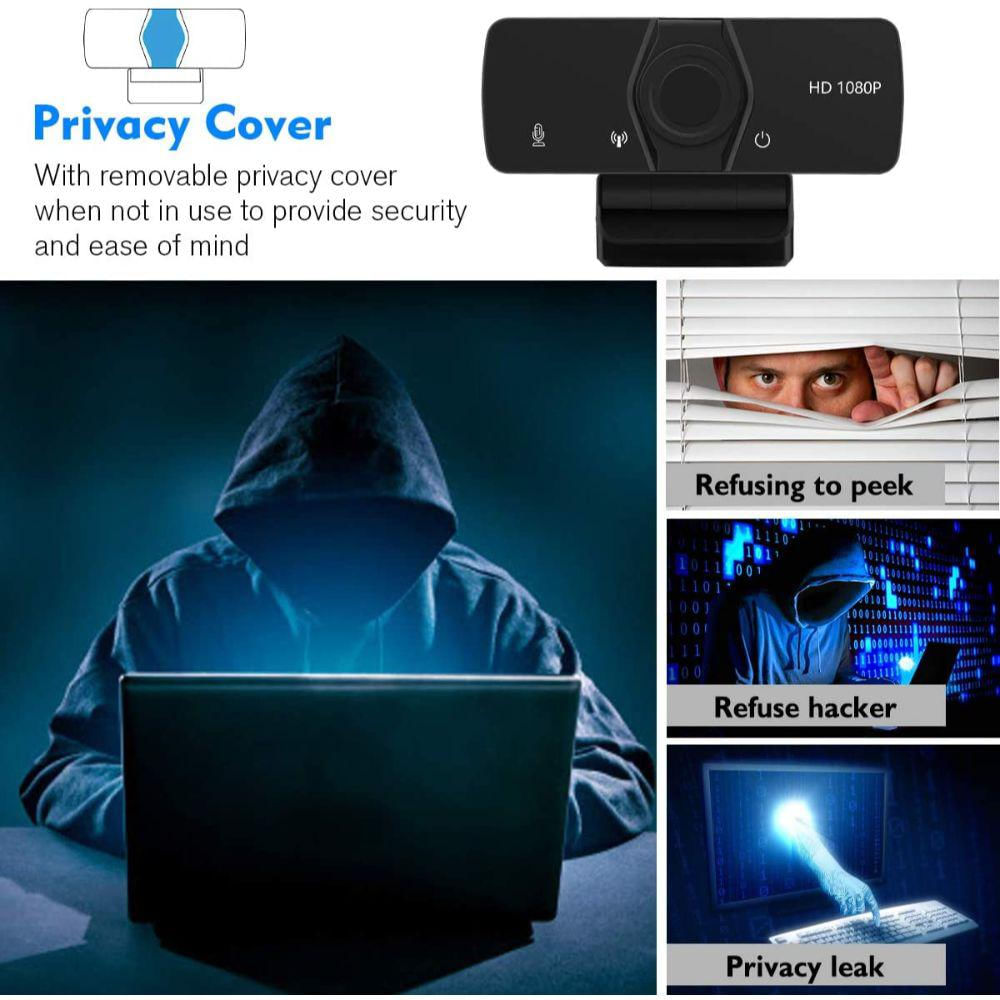 Cámara Web Sfabf Con Micrófono Con Cubierta De Privacidad img #3